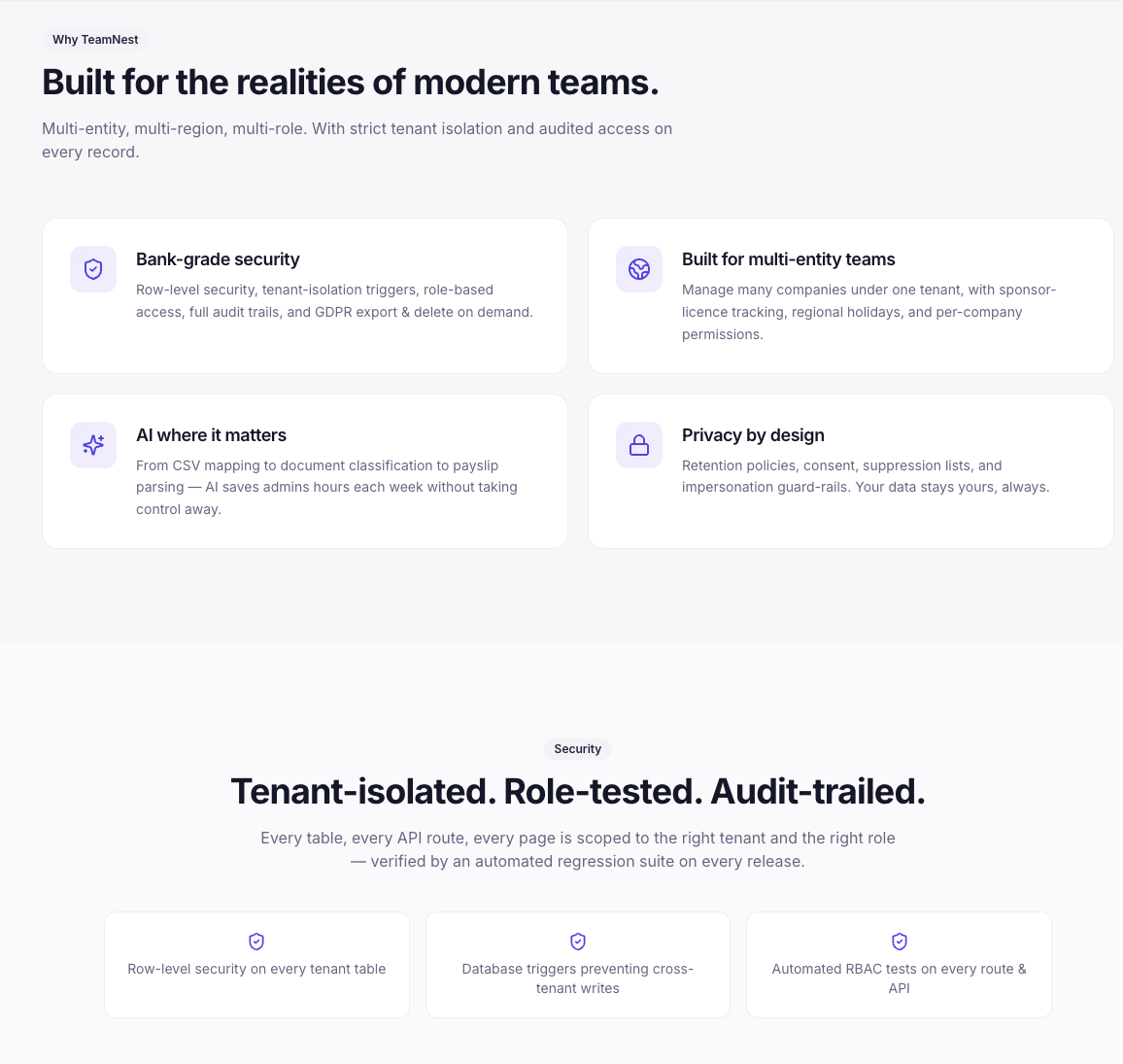 TeamNest HR Portal gallery image